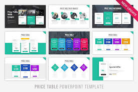 Price Table Powerpoint Template Powerpoint Templates Powerpoint Powerpoint Presentation Templates