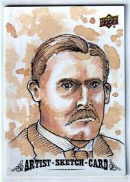 2022 Upper Deck Goudey Wild West 1/1 ARTIST SKETCH Quinton Baker 1/1 *