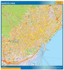 Barcelona spain tourist information and city guide. Map Of Barcelona Spain City Maps Of Spain Wall Maps Of Countries For Europe