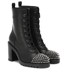 Ts Croc Leather Ankle Boots