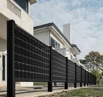 Ground Vertical Mounting System Solar Panels For Garden Fence