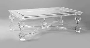 Product details 25.6''h x 47.2''w x 16.5''d glass assembly required wipe clean model no. Acrylic Coffee Table The Odd Chair Company