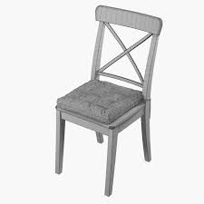 Die platzierung und die größe (länge und breite) der bänder sind die wichtigsten. Ikea Ingolf Stuhl Mit Kissen Hoff 3d Modell 12 Fbx Max Obj Free3d