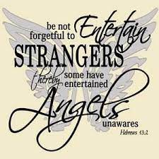For certain, abraham did show hospitality to angels in genesis 18, and then the same were entertained by lot. Be Not Forgetful To Entertain Strangers Thereby Some Have Entertained Angels Unawares Hebrews 13 2 Bible Commentary Entertaining Angels Bible Encouragement