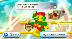Once you fly to the comet observatory, the terrace will light up and be open for you to visit. Mario Squared Galaxy Super Mario Wiki The Mario Encyclopedia