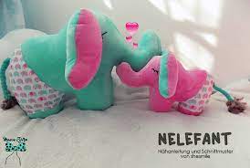 Nah set schnuffeltuch elefant online kaufen buttinette bastelshop / kuschelelefant mit aroma ist aus echtem stoff, aus baumwolle genäht. Elefanten Kuscheltier Nelefant Nahanleitung Und Schnittmuster Shesmile