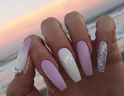 Les 48 meilleures images de ongles en gel rose ongles. Nails Art Ongles Rose Blanc Strass Ongles Briallants En Violet Jolis Ongles Vernis A Ongles