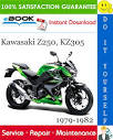 Kawasaki Z250, KZ305 Motorcycle Service Manual