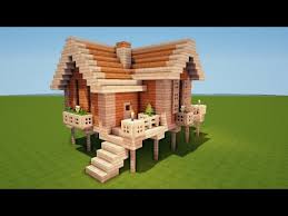 Ein grund liegt bereits bei der rohstoffverarbeitung. Holz Starter Haus In Minecraft Bauen Tutorial Haus 198 Youtube