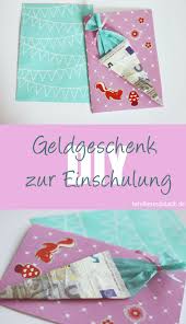 Geldgeschenk Einschulung Diy Ein Geldgeschenk Zur Einschulung Auf Einer Karte Basteln Fur Schulkinder Geschenke Geschenk Einschulung Einladungskarten