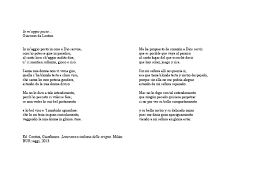 < 1 minute io m'aggio posto in core a dio servire, com'io potesse gire in paradiso, al santo loco ch'aggio audito dire, u'. Giacomo Da Lentini Io