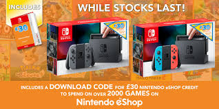 Some retailer cards for nintendo switch software will include both a control number and a download code. Get 30 Nintendo Eshop Credit With A Special Nintendo Switch Bundle News Nintendo