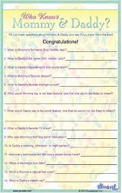 Buzzfeed staff the more wrong answers. Mommy Daddy Trivia Baby Shower Games Baby Shower Baby Shower Gifts