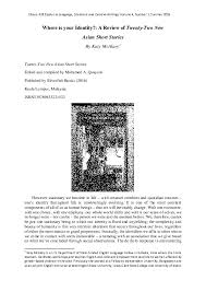 Twelve malaysian short stories and seven recommended texts are collected and analysed. Pdf Katy Mcalary S Review Of Twenty Two New Asian Short Stories In Chaos Mohammad A Quayum Academia Edu