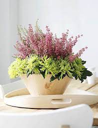 Heather Flower Arrangements Colorful Table Centerpiece Ideas Heather Flower Flower Arrangements Flower Clubs