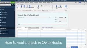 The usual option is void check under the edit menu. How To Reissue A Check In Quickbooks Process To Void A Check