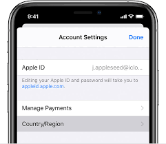 Changing the country associated with your itunes account updates the country for the app store, and the click change country or region on the account information page. Change Your Apple Id Country Or Region Apple Support