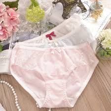 Us 10 79 10 Off 2pcs 2016 New Girls Women Cute Lolita Kawaii Princess Panties Japan Lace Bow Cotton Underwear Sexy Hollow Out Briefs M Xl W859 In