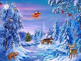 Pin By April Lynn Thompson On Favorite Places And Spaces Painting Christmas Screen Savers Christmas Wallpaper