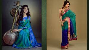 Colorful paisley peacock rainbow bird stretched canvas art print wall art. Fashionable Peacock Color Saree Designs 2018 Youtube