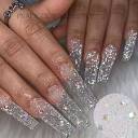 Glitter Pixie Nails Crystal Micro Beads Multicolor AB 3D Nail Art ...