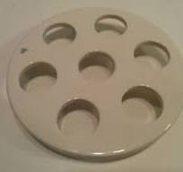 Porcelain 3-Pack S 290mm - Multiple Small Holes With 23mm Center Hole  Desiccator Plate