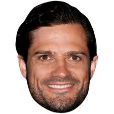 Prince Carl Philip (Grey Suit) Cardboard Cutout