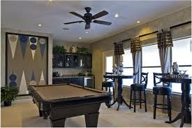 A Festive Backgammon Theme Makes Great Wall Art And Complements The Color Scheme In This Houston Game Room The Flore Pool Table Room Game Room Bars For Home
