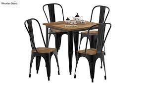 Check spelling or type a new query. Buy Cora Metal 4 Seater Dining Set Black Online In India Wooden Street