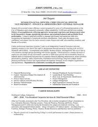 Chief financial officer job responsibilities: Chief Financial Officer Resume Sample Example Template Finance Hudsonradc