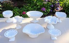 Milk Glass Candy Dishes Royal Table