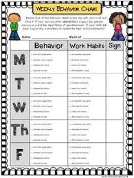 57 Best Good Behavior Chart Images Behaviour Chart