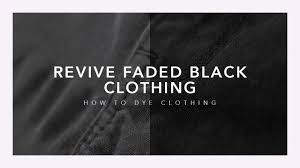 D a they could care less as long as someone will bleed g so darken your clothes. How To Revive Faded Black Clothes Rit Dye Jillian Bean Youtube