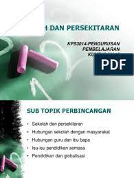 Gaya pembelajaran, persekitaran sekolah, kecerdasan emosi. Sekolah Dan Persekitaran