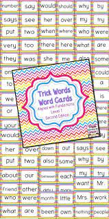 Trick Words Aligned With The First Grade 2nd Edition Fundations Series Perfect For Word Walls Pocket Charts Fundations Trick Words Sight Words Kindergarten