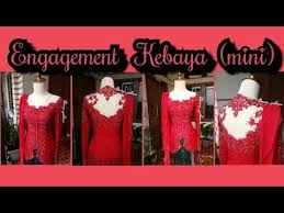 Kebaya pengantin hijab sebaiknya dikombinasi dengan manset atau lapisan kain yang adem dan nyaman dipakai. Inspirasi Kebaya Martumpol Merah Youtube