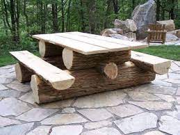 It is particularly valued for its durability and water resistance. Creative Ideas Stunning Tree Trunk Garden Furniture