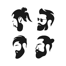 Silhouette black hair salon logo. Boy Hair Salon Logo Png Novocom Top