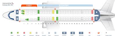Seat Map Embraer Erj 190 American Airlines Best Seats In