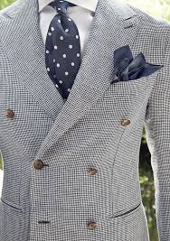Black And White Houndstooth Suit Try Pairing A Monochrome Houndstooth Double Breasted Blazer With A White Classic Shirt For A Classic And Refined Silhoue Well Dressed Men Menswear Suit Fashion