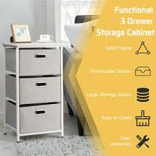 Maybe you would like to learn more about one of these? Generic White Vertical 3 Drawer Fabric Dresser Storage Tower Foldable Pull Bins Home Bedroom