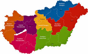 Ungarn Karte Der Regionen Und Provinzen Orangesmile Com