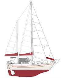Vancouver28 Ketch Plan Boat Design Sailing Boat