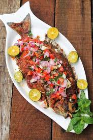 Ikan Baronang Bakar Bumbu Rica Rica Sambal Dabu Dabu Grilled Rabbit Fish With Spicy Rica Rica Dabu Dabu Salsa Resep Ikan Bakar Resep Ikan Masakan Indonesia