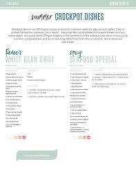 Summer Crockpot Tiu M5 Tiu Recipes Tone It Up Tiu Meal Plan