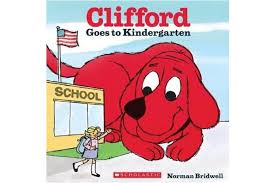 The books and cartoon are about a dog named clifford who is big and red. Dick Smith Clifford Goes To Kindergarten Clifford The Big Red Dog Books Magazines Children Young Adults Books Children Ya Fiction