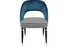 Chaise avec accoudoirs san francisco velours armlehnstuhl kare. Kare Design Stuhl Samantha Petrol Hertie De