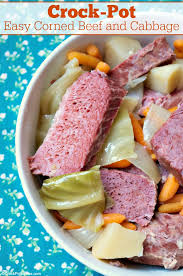crock pot easy corned beef and cabbage