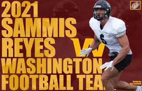 Pro football hall of fame president and. Nfl Washington Football Team Sign International Player Pathway Tight End From Chile Sammis Reyes