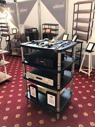 An audio cabinet or video cabinet can add a look of sophistication to an otherwise potentially chaotic media room. Solidsteel Hi Fi Racks Speaker Stands Av Pro Audio